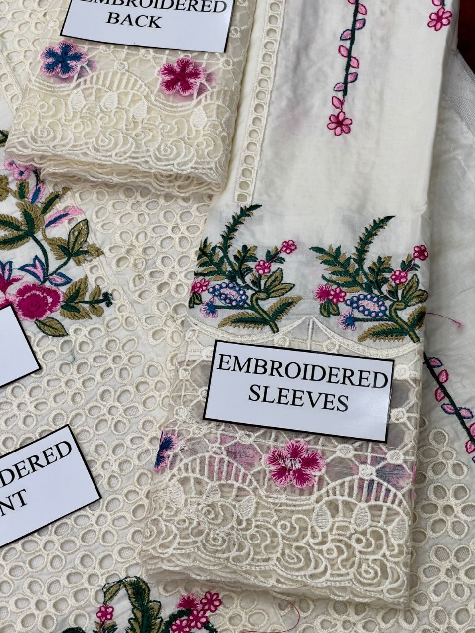Chikenkari Embroidered 3-Piece Suit – Exclusive Quality You Love to Wear